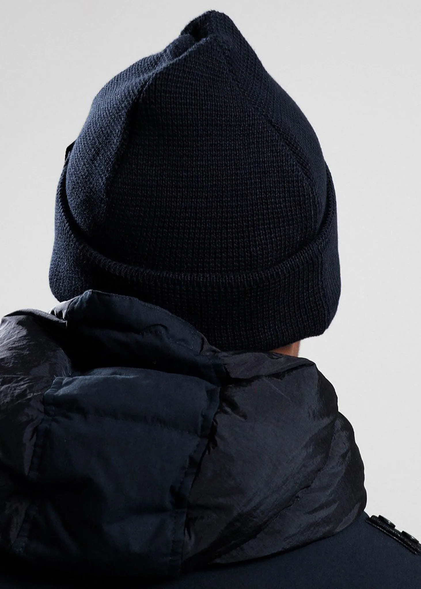 Milano knit beanie - black