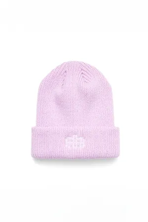 Monogram Beanie - Lilac