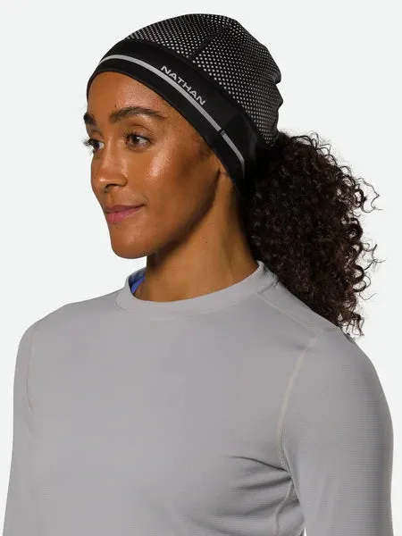 Nathan Hypernight Reflective Pony Tail Beanie