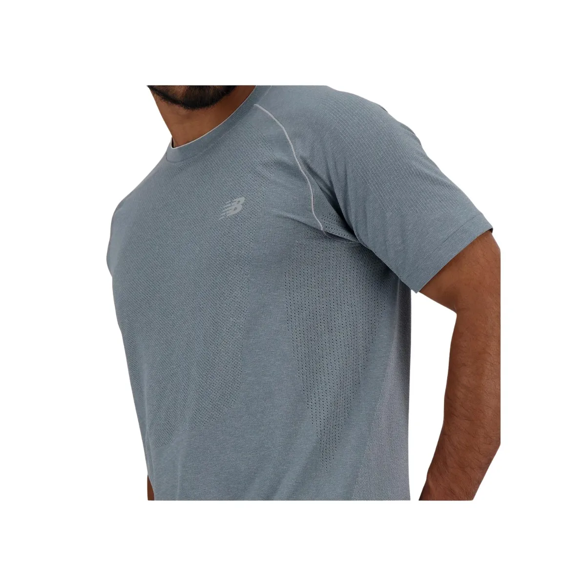 New Balance Grey Knit T-Shirt