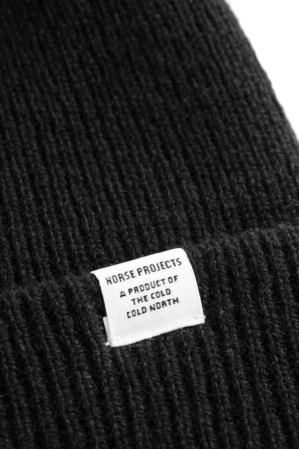 Norse Projects Norse Beanie - Black