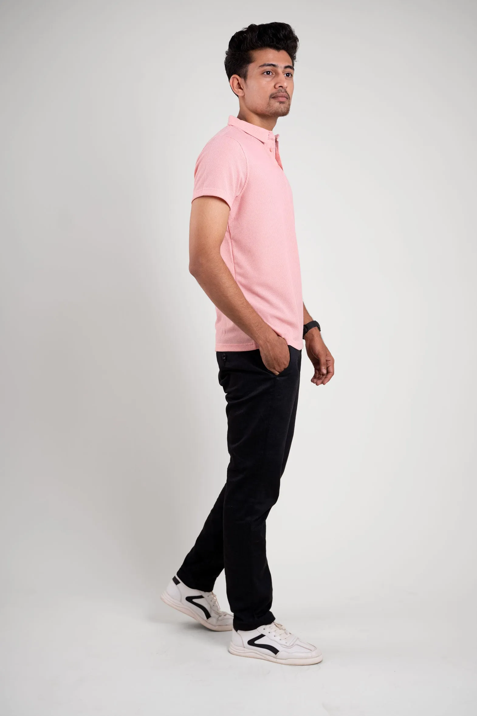 Nova Pink Polo Tshirt For Man