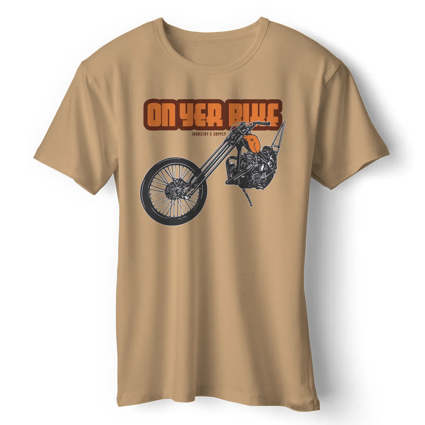 ON YER BIKE RETRO CHOPPER T-SHIRT