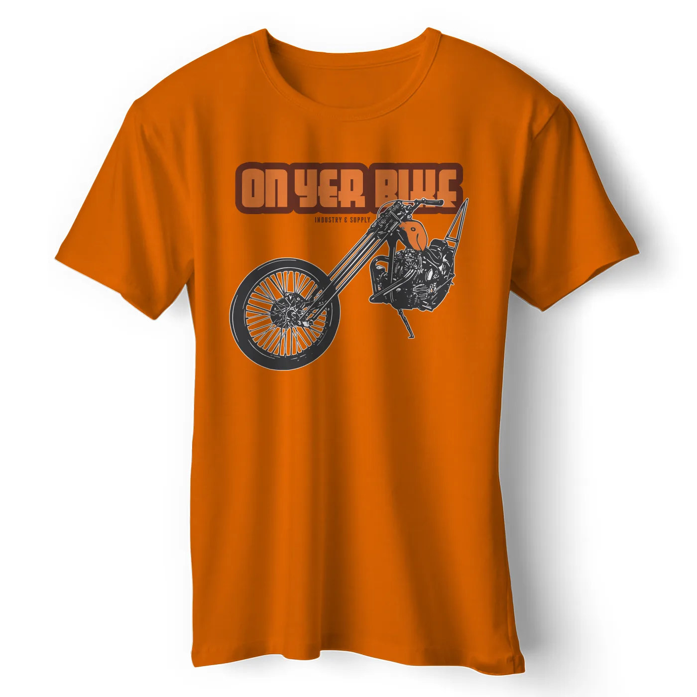 ON YER BIKE RETRO CHOPPER T-SHIRT