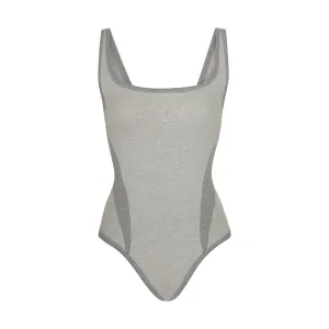 OUTDOOR BASICS TANK BODYSUIT | HEATHER GREY