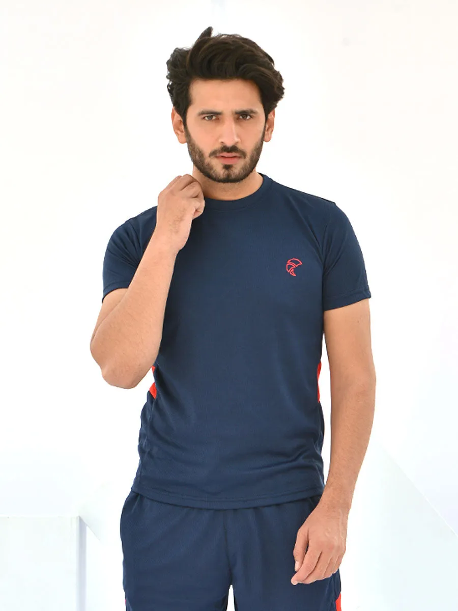 Performance 2.0 - T-Shirt - Navy Blue / Red