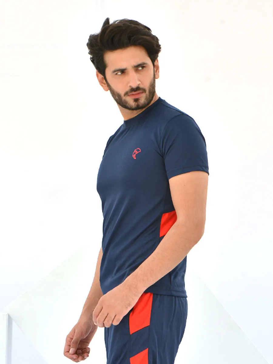 Performance 2.0 - T-Shirt - Navy Blue / Red