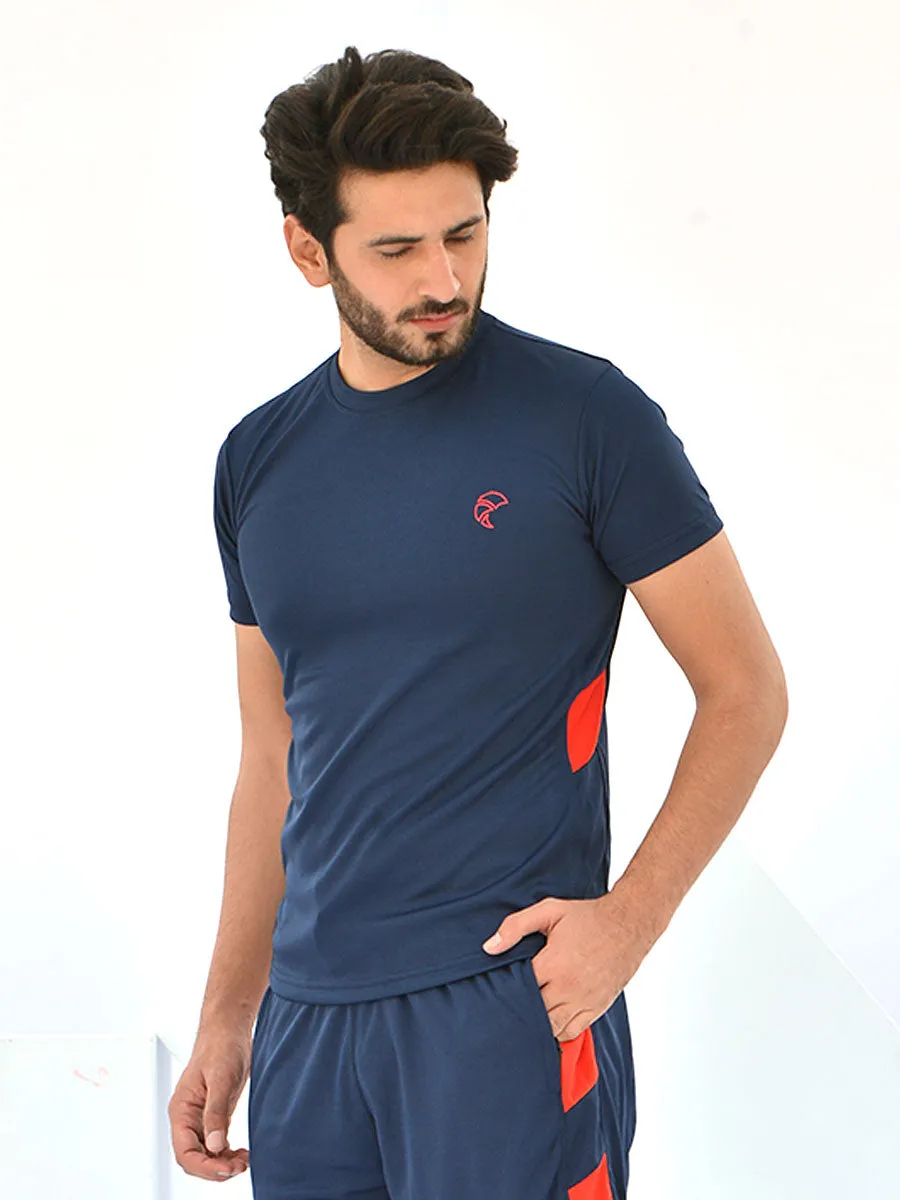 Performance 2.0 - T-Shirt - Navy Blue / Red