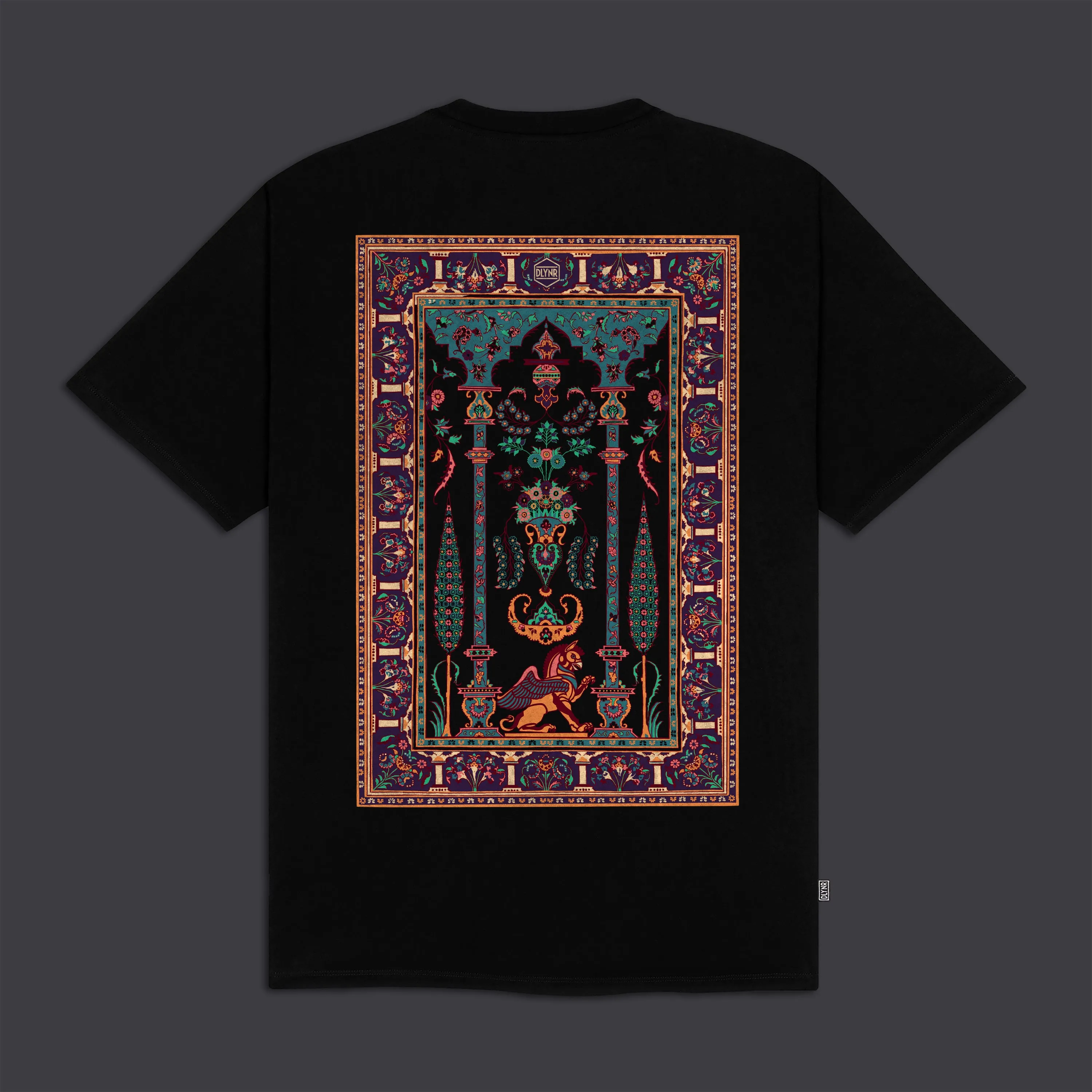 Persian Rug Tee Black