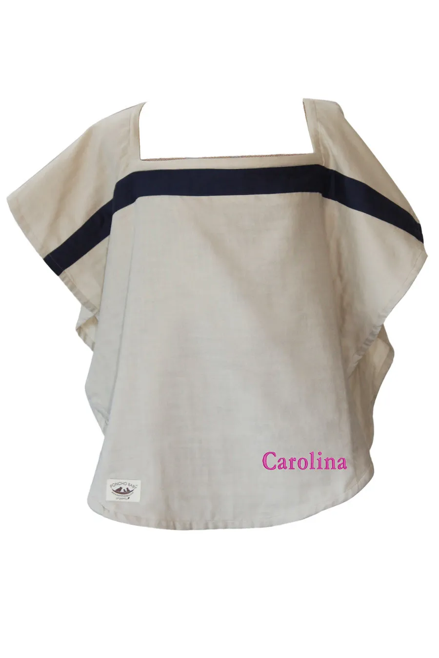 Personalized Organic Nursing Cover Newport Oval