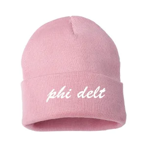 Phi Delt Pink Sweetheart Beanie