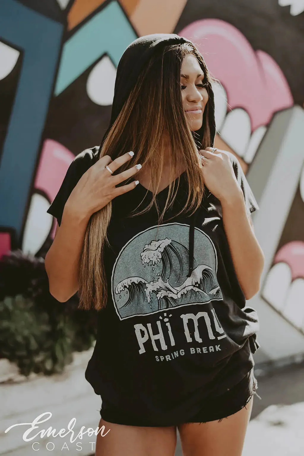 Phi Mu Spring Break Poncho