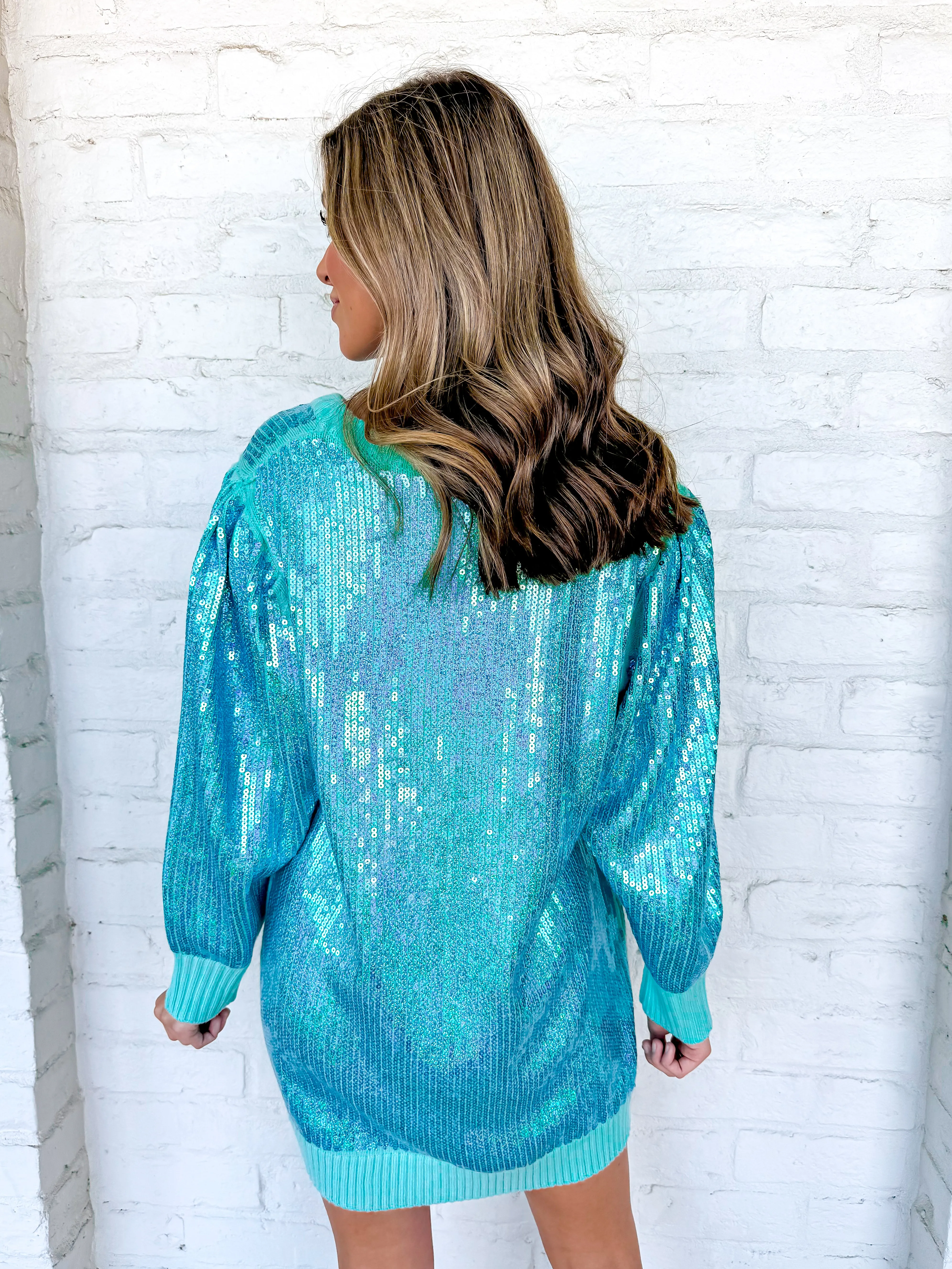 Queen Of Sparkles Most Sparkly Time Of Year Sweater Dress