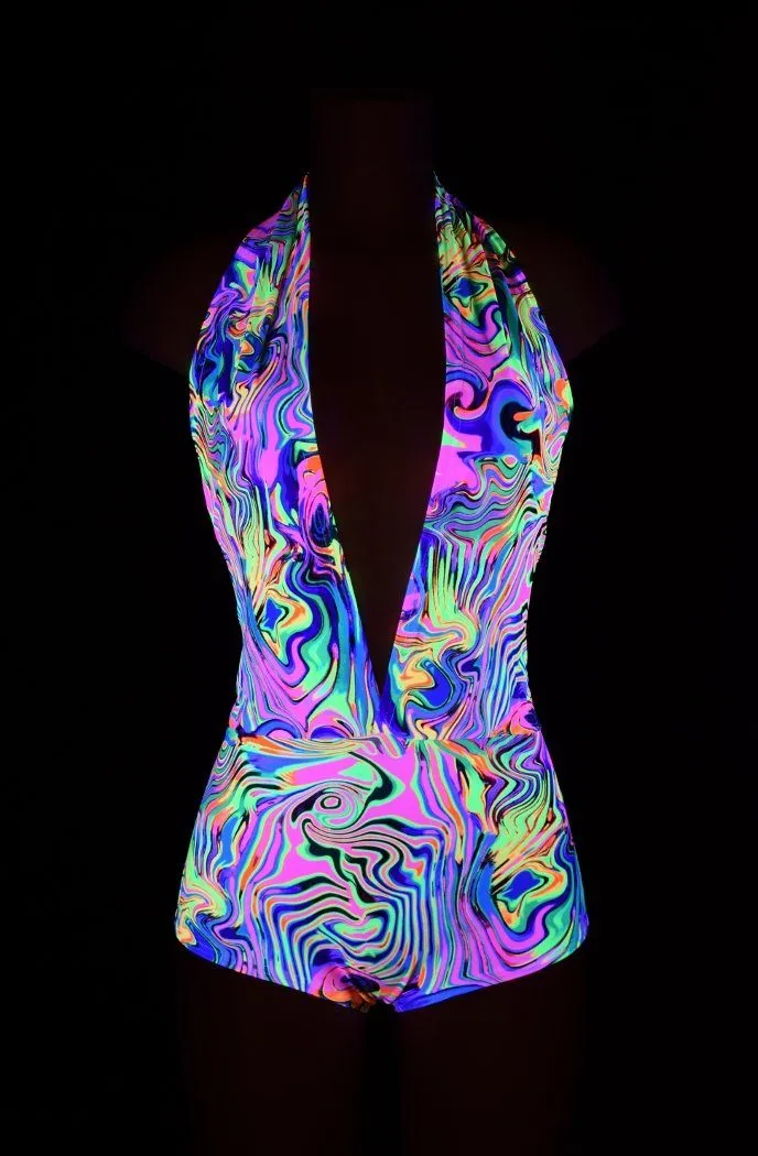 "Josie" Romper in Neon Flux