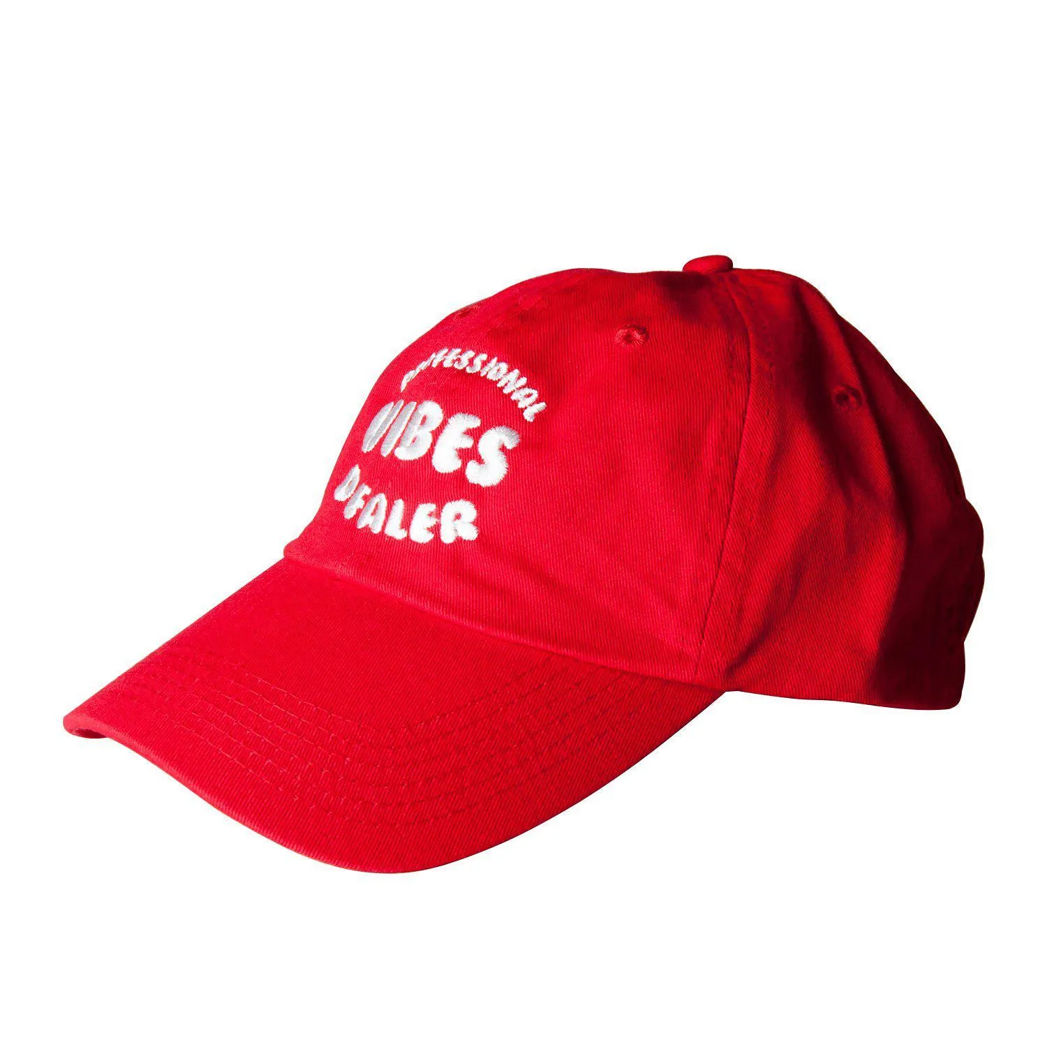 "Professional Vibes Dealer" Dad Cap - Red