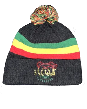 Rasta Pom Bear Beanie