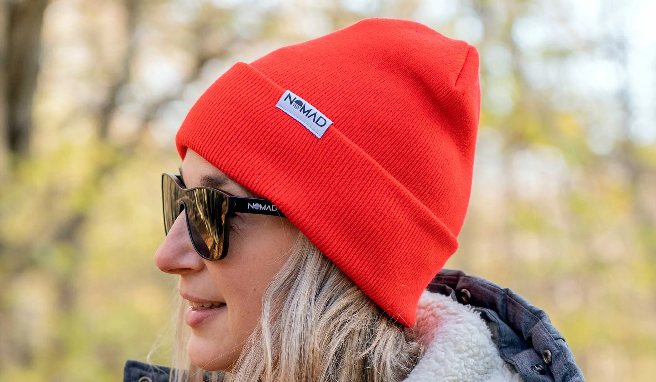 Red Unisex Recycled Beanie