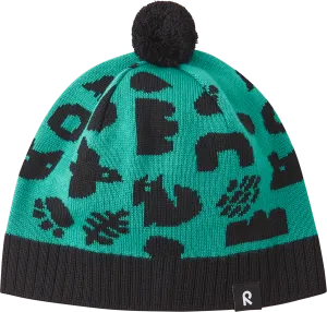 Reima Kids&#x27; Beanie Kuviot Dark Aqua | Buy Reima Kids&#x27; Beanie Kuviot Dark Aqua here | Outnorth