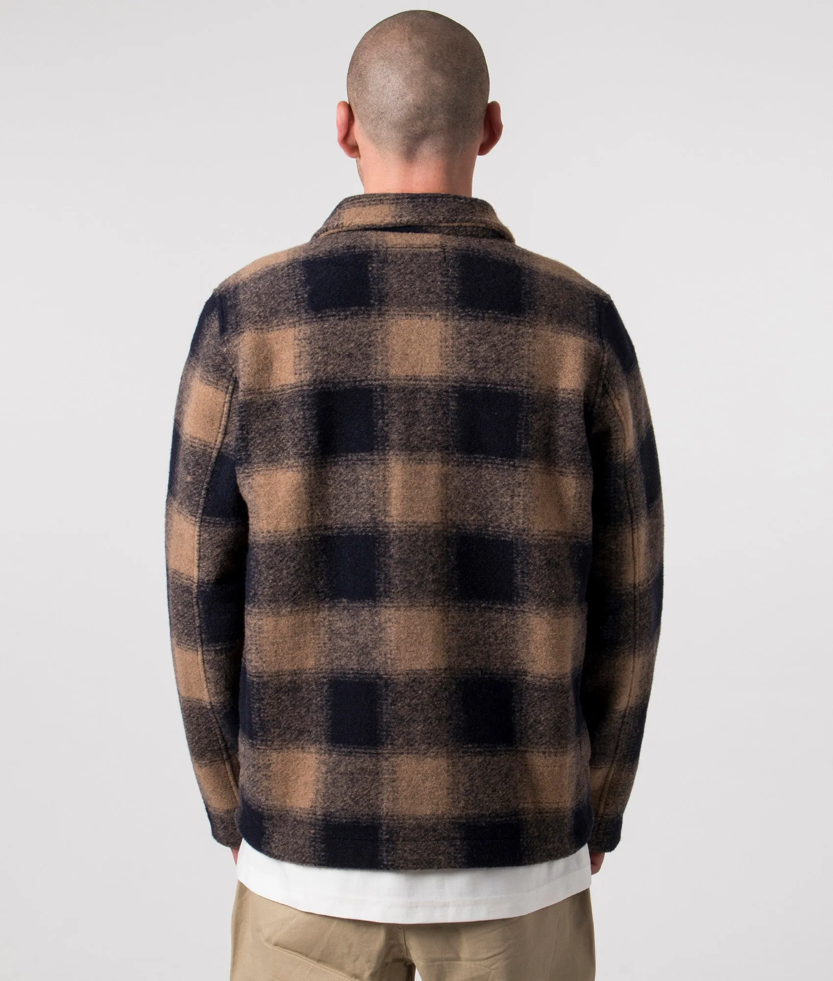 Relaxed Fit Merino Fleece Lumber Jacket