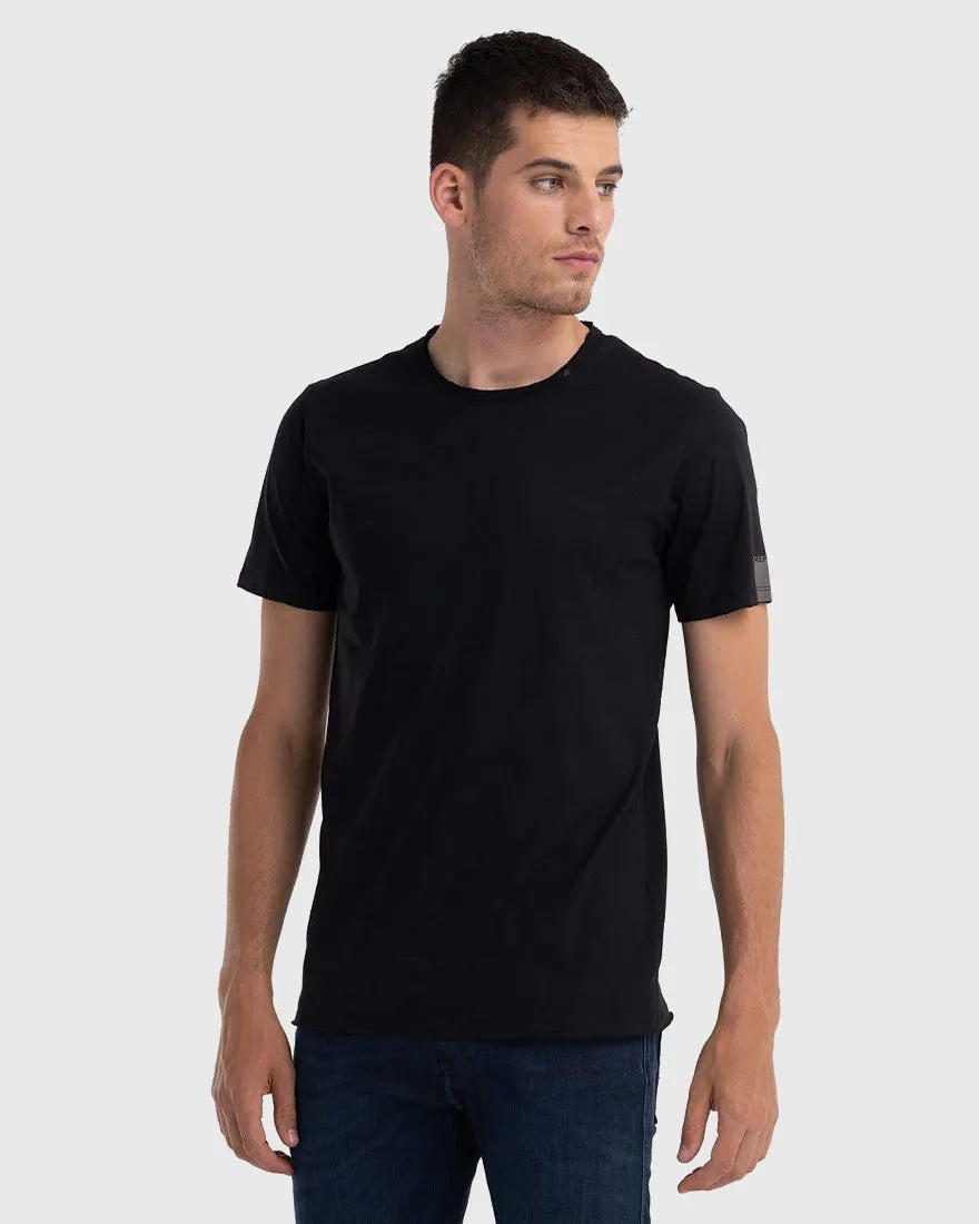 REPLAY R0982660M3590 BLACK CREW TEE