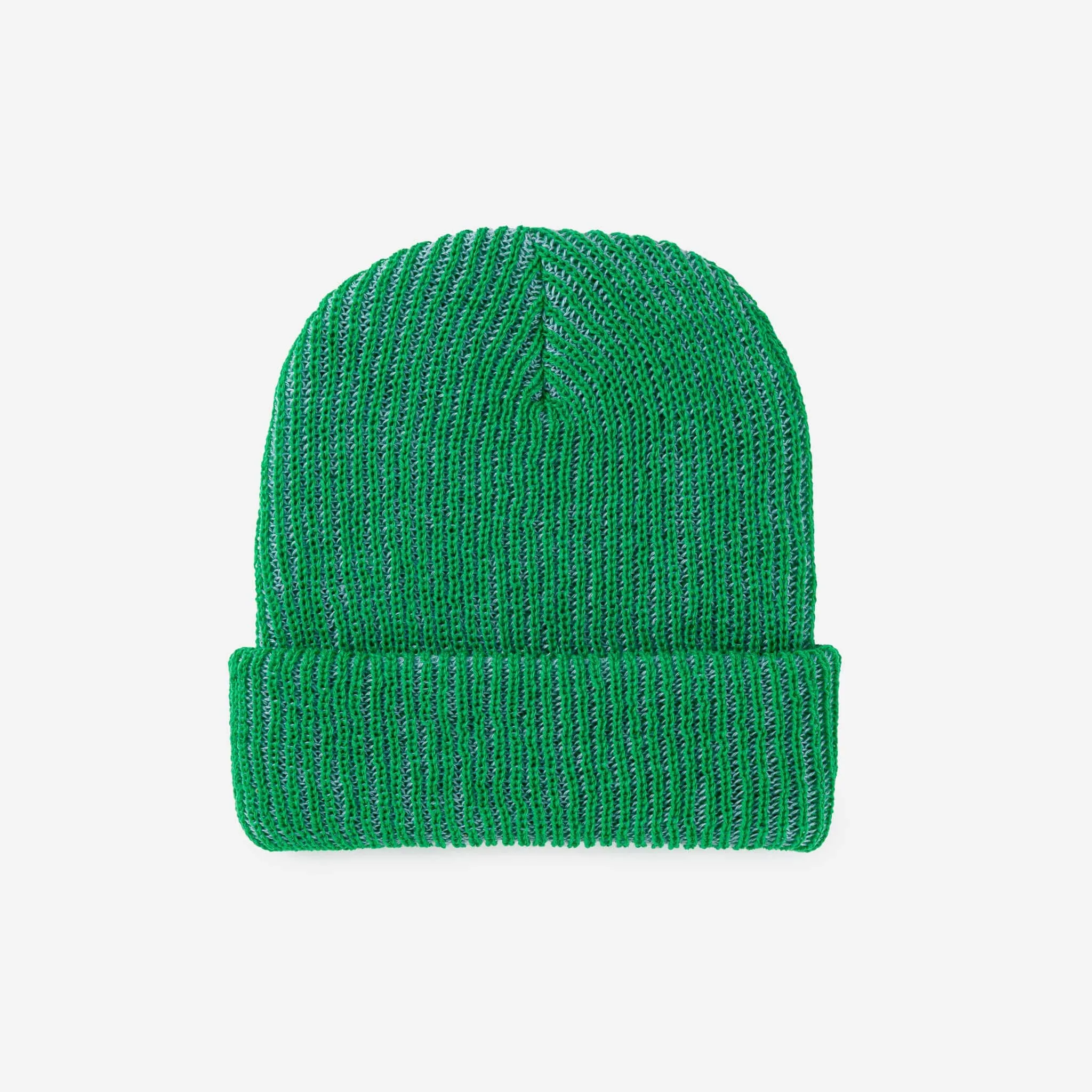 Rib Knit Beanie - Cobalt Rust