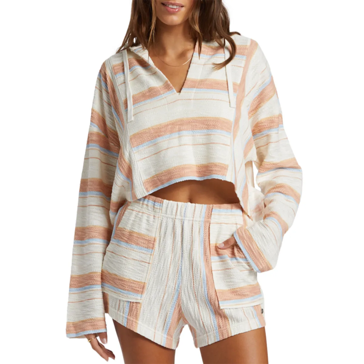 Roxy Women's Todos Santos Pullover Poncho-Style Hoodie