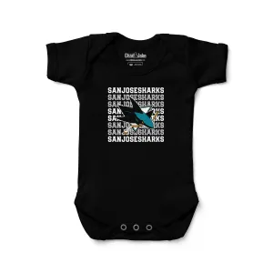 San Jose Sharks "Retro" Bodysuit