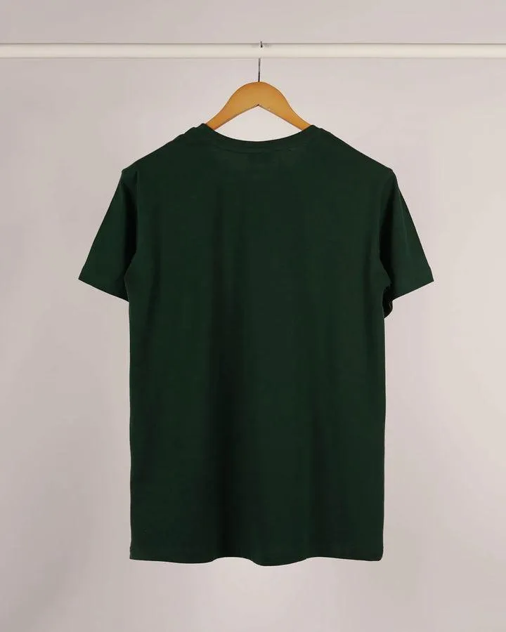 SHORT SLEEVE T SHIRT - Bottle Green