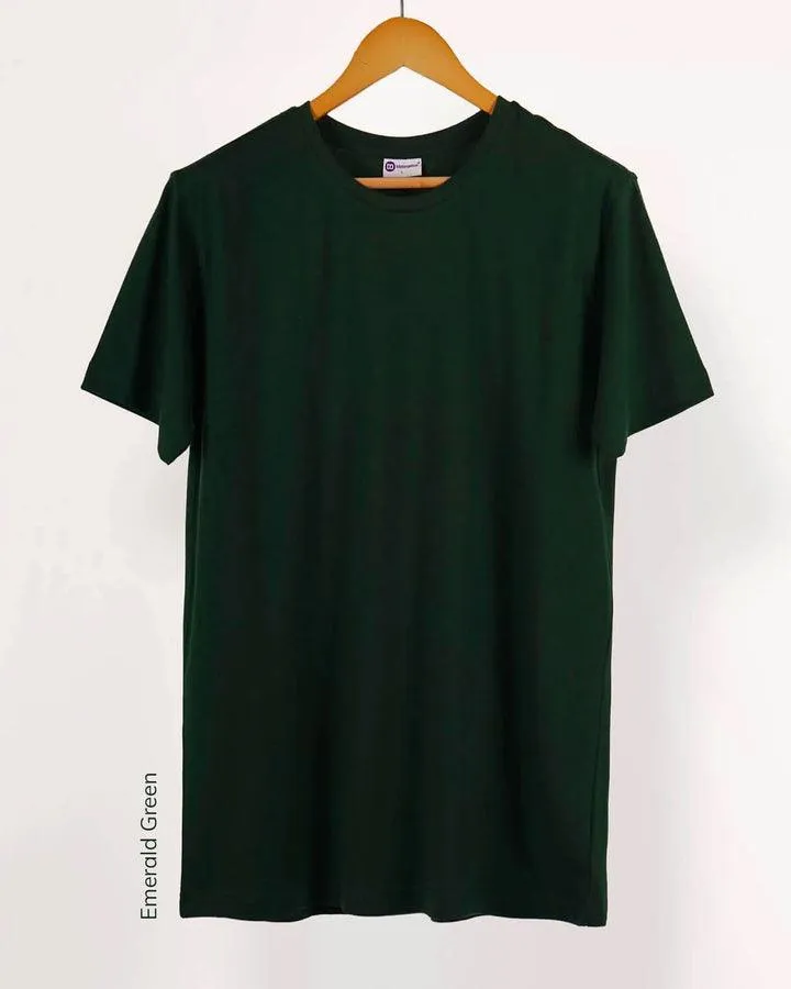 SHORT SLEEVE T SHIRT - Bottle Green