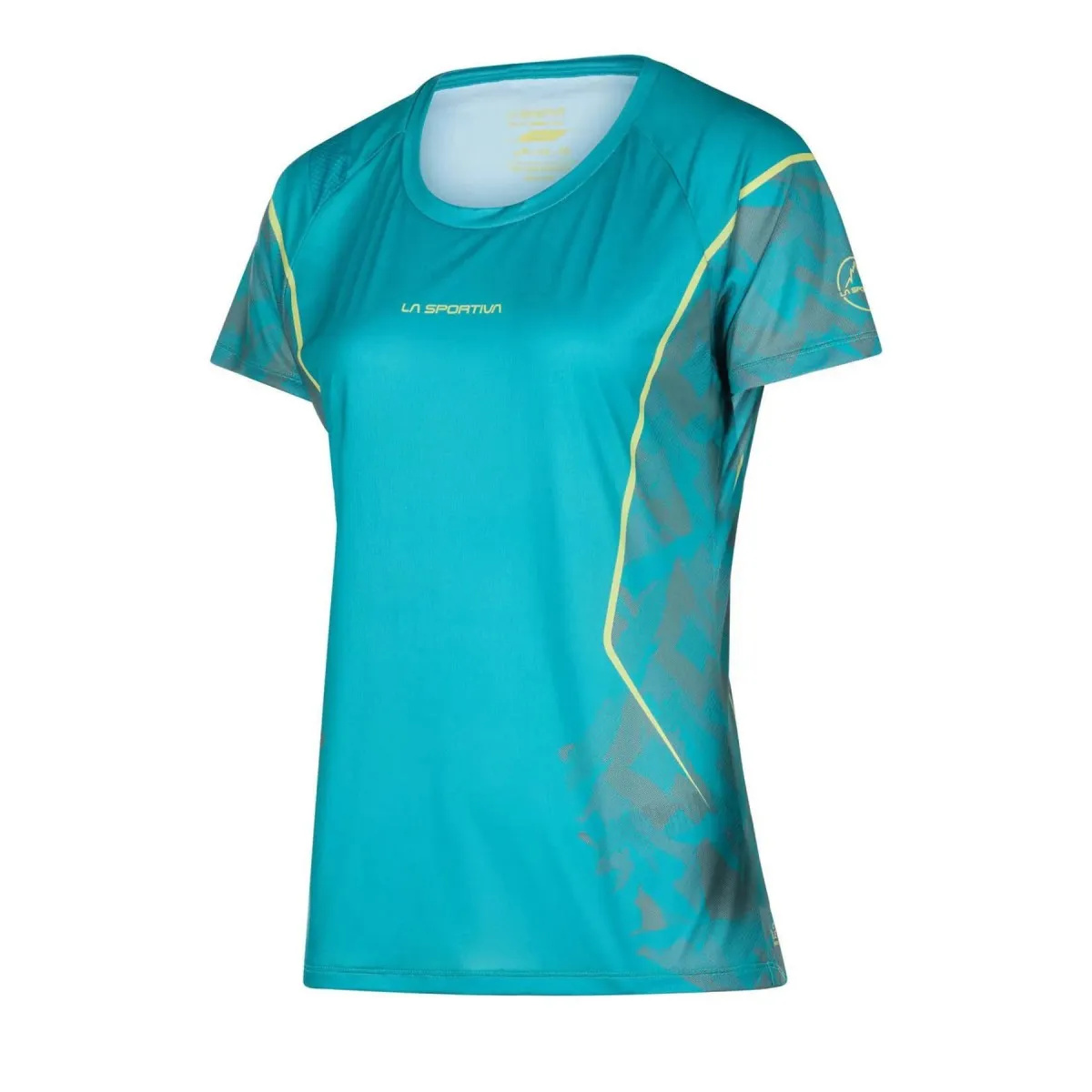 Shorts Sleeves Shirt La Sportiva Pacer Blue Women