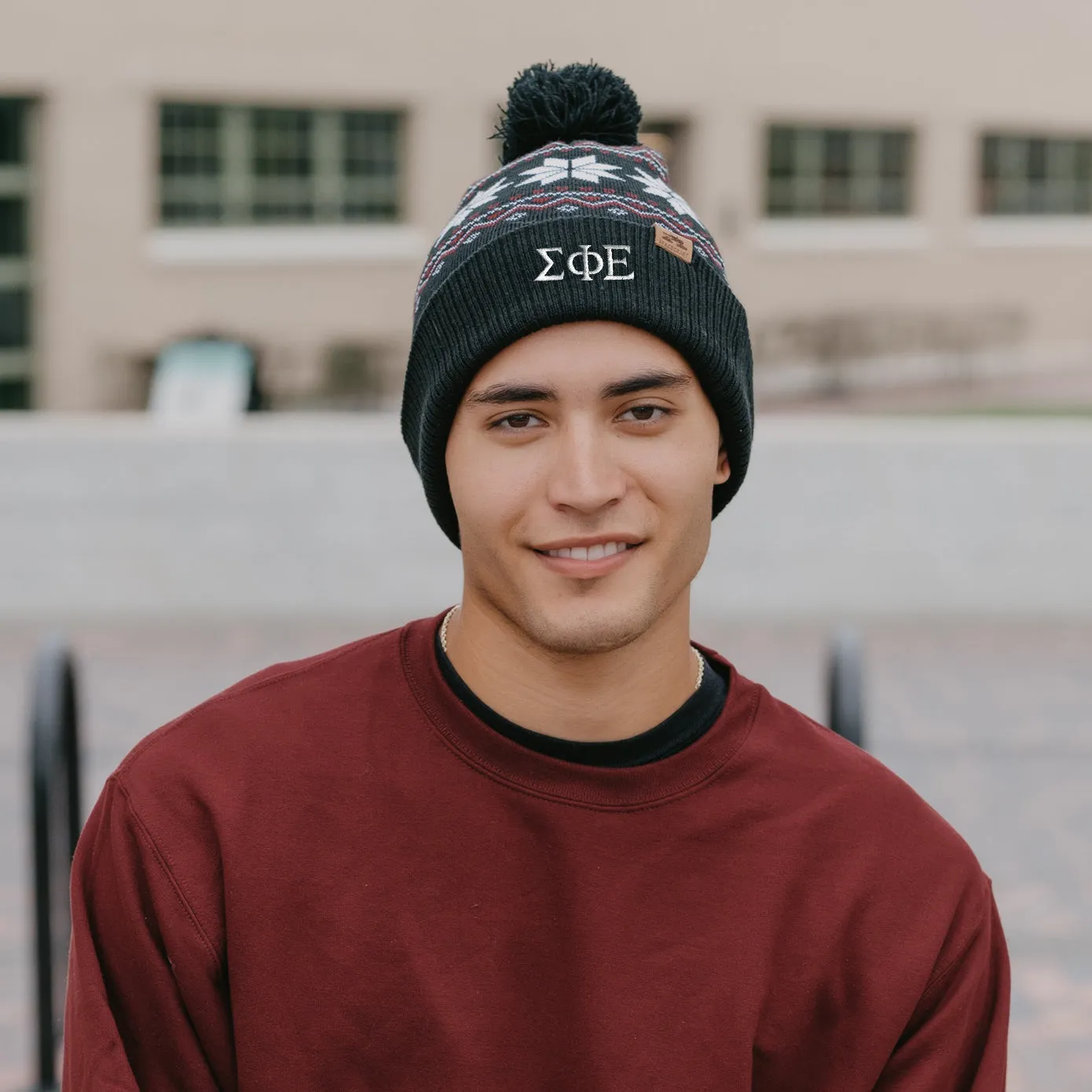 SigEp Knitted Pom Beanie