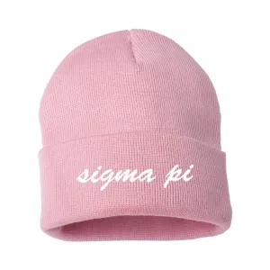 Sigma Pi Pink Sweetheart Beanie