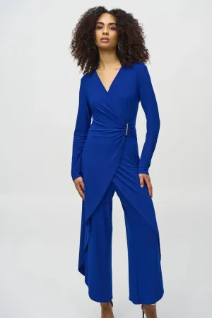 Silky Knit Wrap Culotte Jumpsuit by Joseph Ribkoff