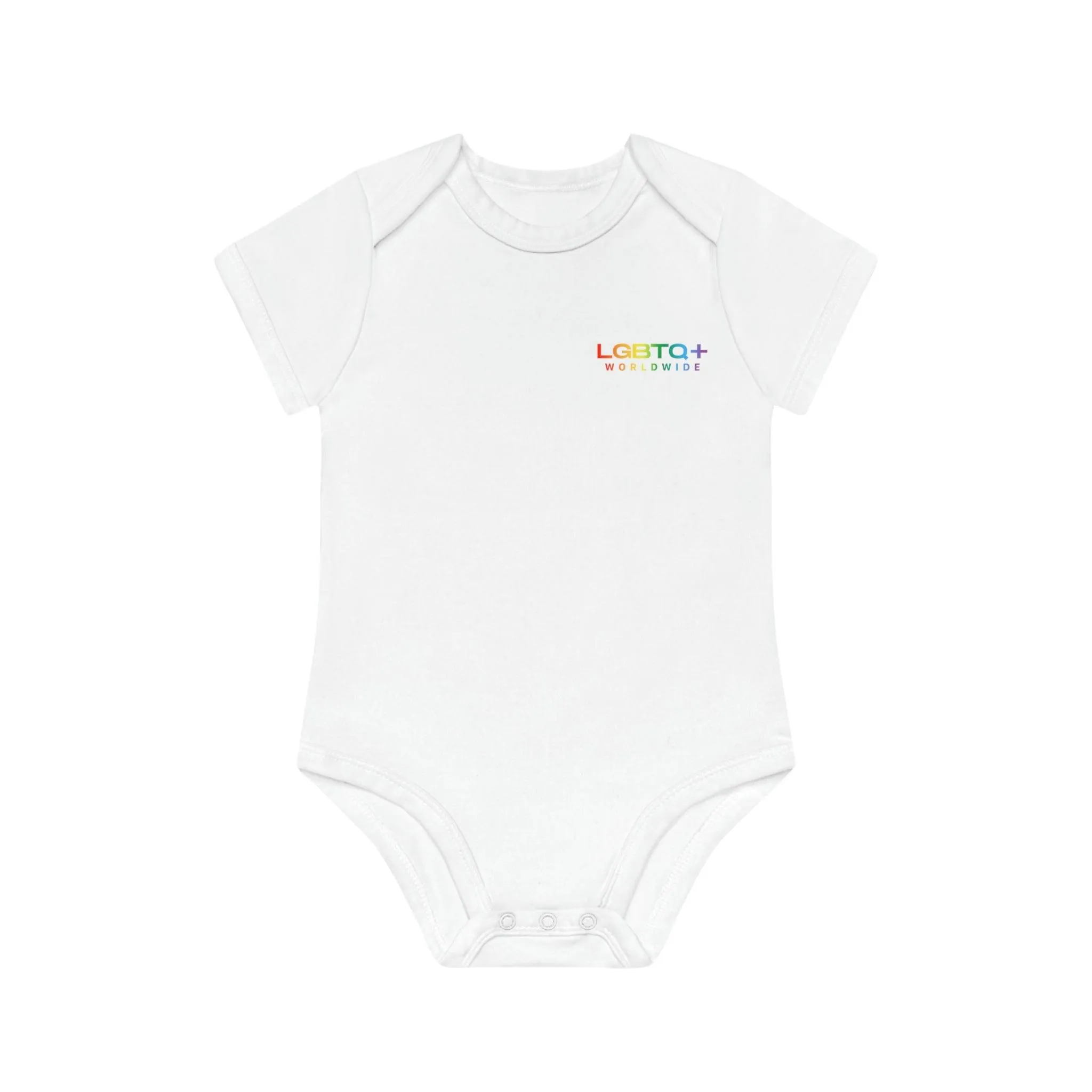 ,,SKULL HEAD" Baby Organic Short Sleeve Bodysuit