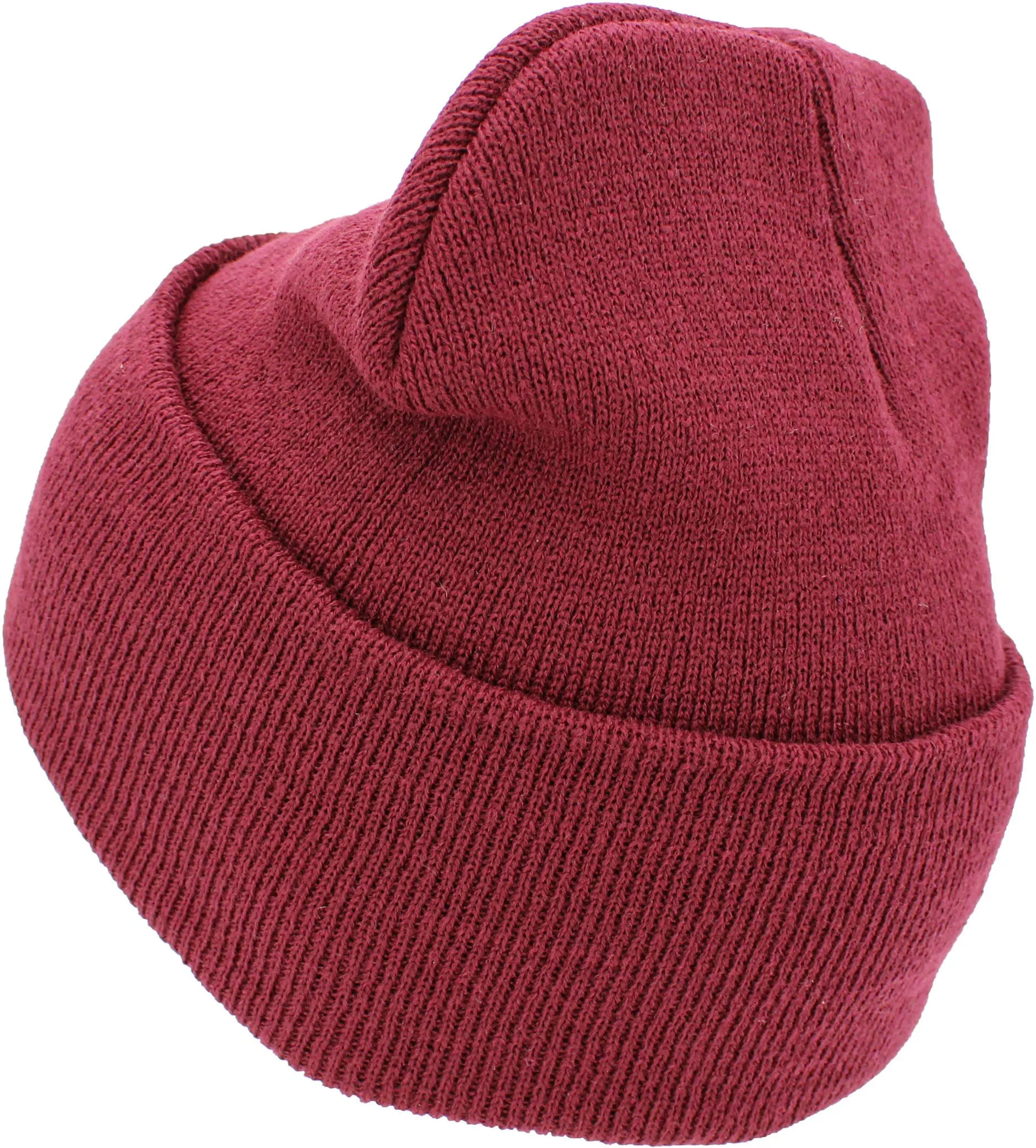 Solid Long Beanie - Made In USA: BUR