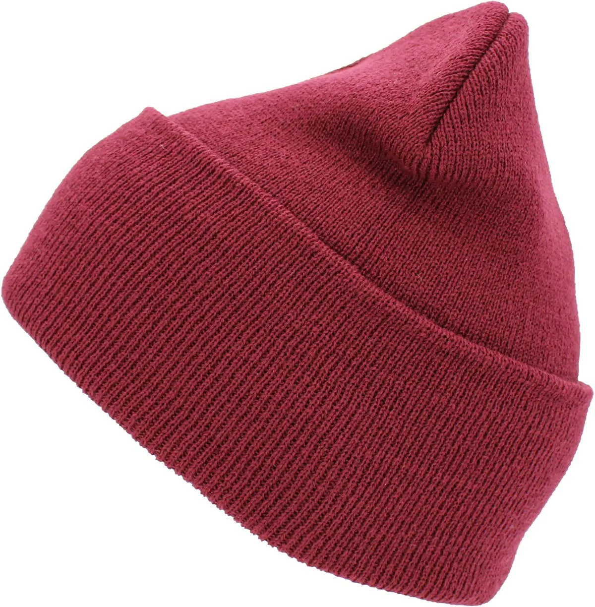 Solid Long Beanie - Made In USA: BUR