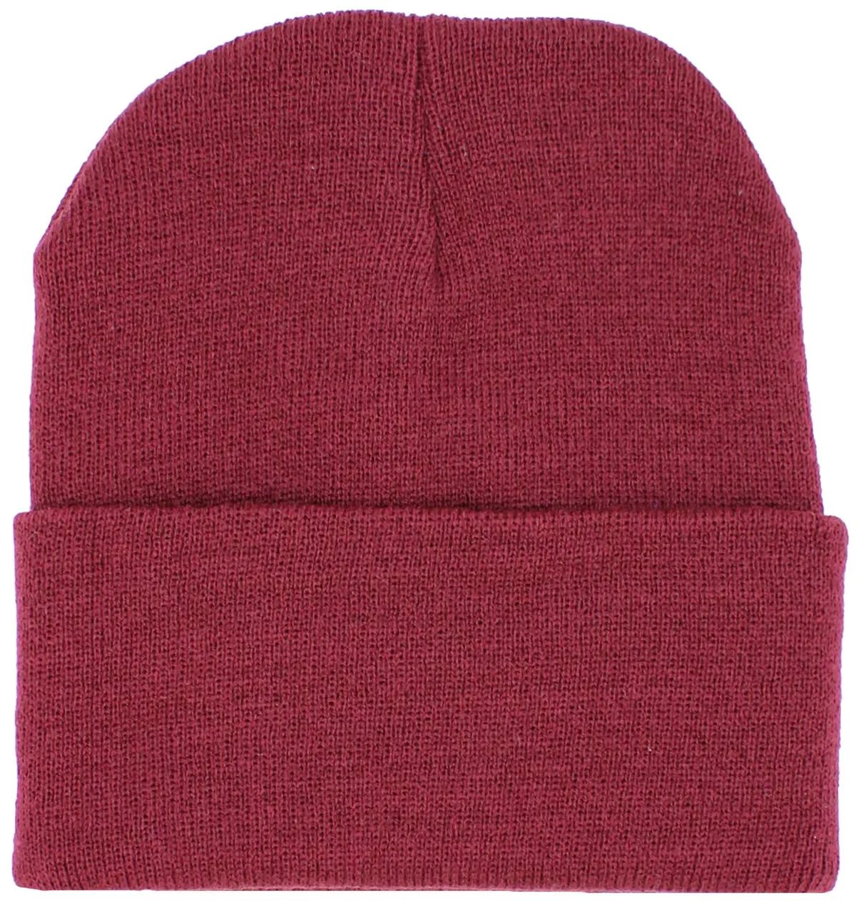 Solid Long Beanie - Made In USA: BUR