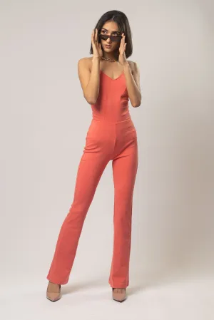 Spaghetti Strap Backless Jumpsuit