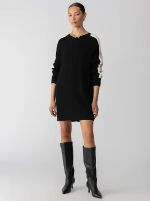 Speedway Sweater Dress Black Milk Toasted Almond