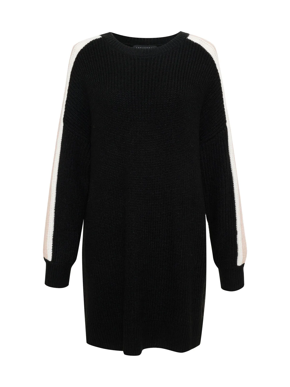 Speedway Sweater Dress Black Milk Toasted Almond