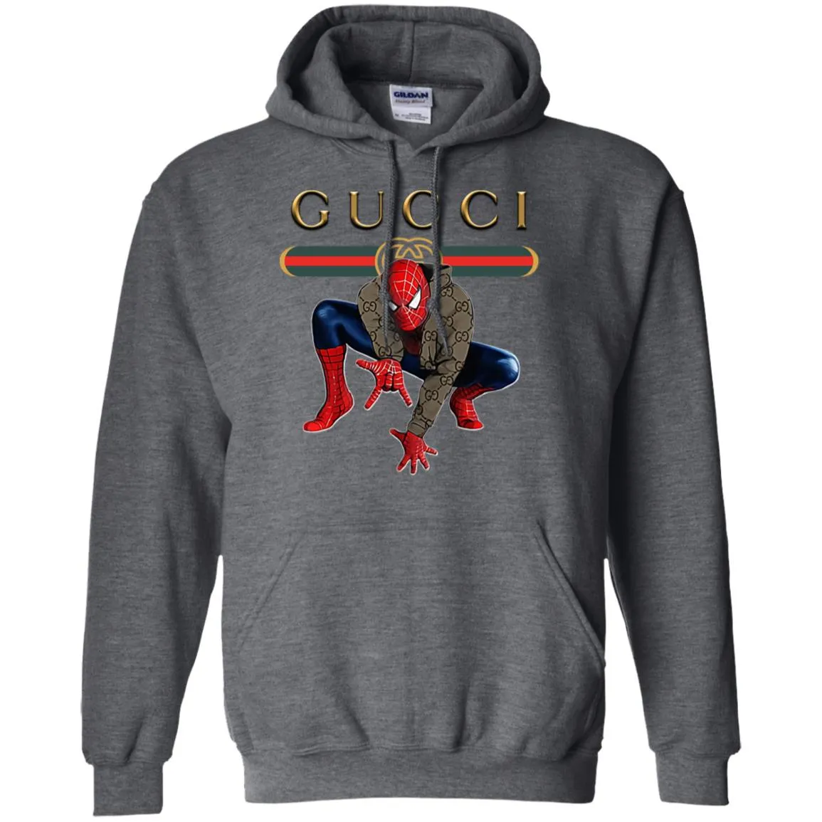 Spider Man Gucci Funny  Trend T- Shirt Pullover Hoodie Sweatshirt