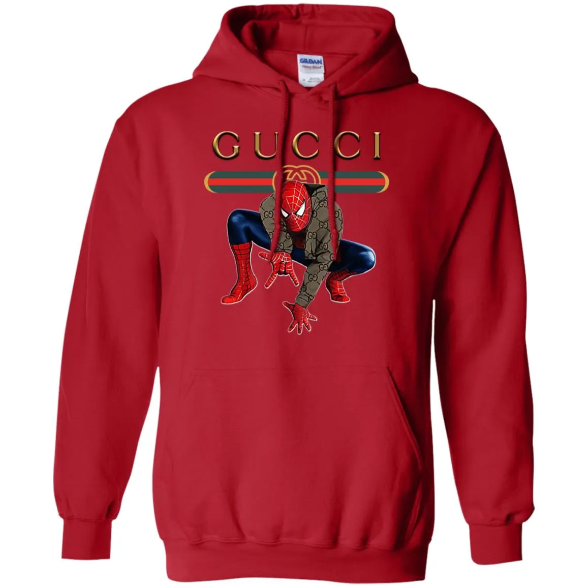 Spider Man Gucci Funny  Trend T- Shirt Pullover Hoodie Sweatshirt