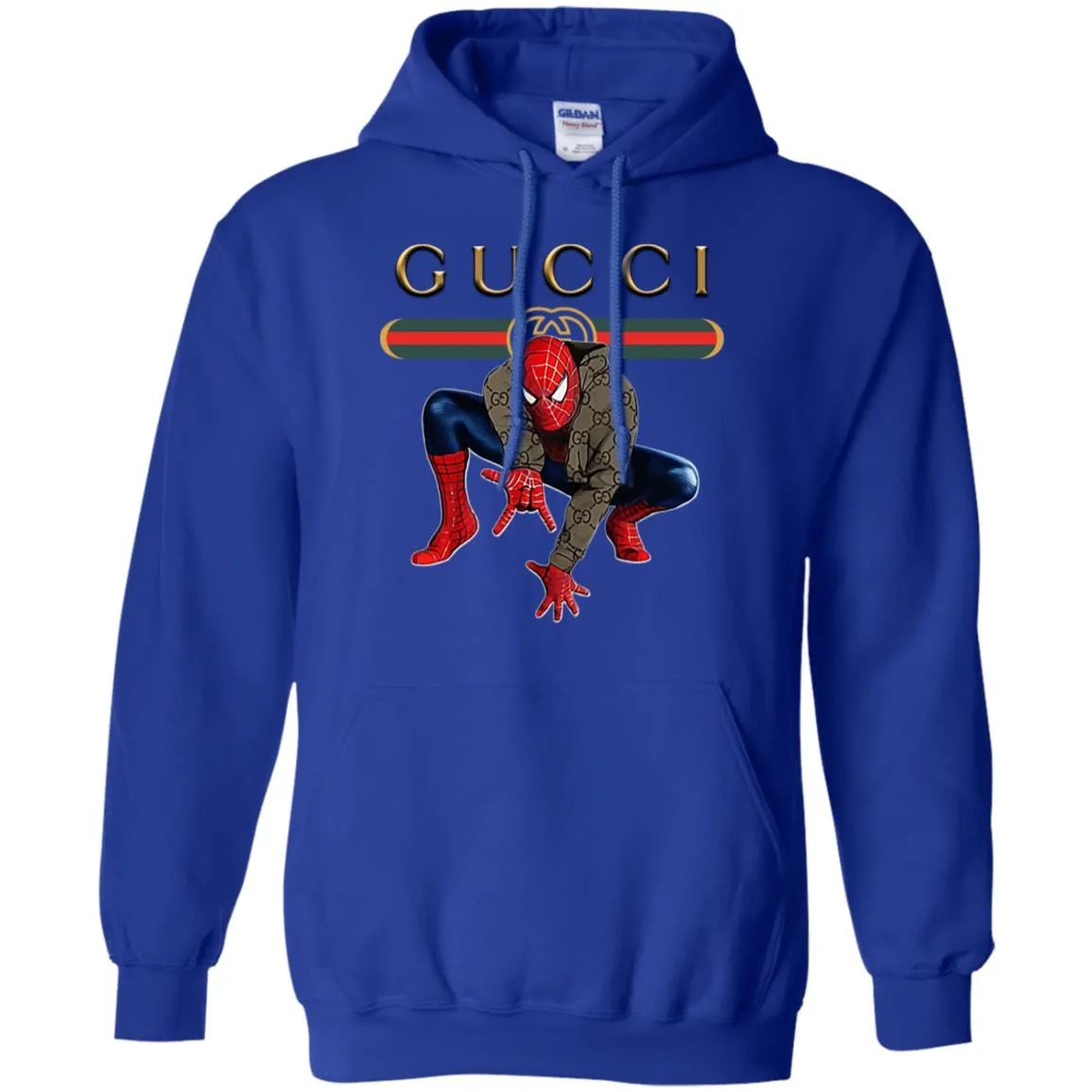 Spider Man Gucci Funny  Trend T- Shirt Pullover Hoodie Sweatshirt