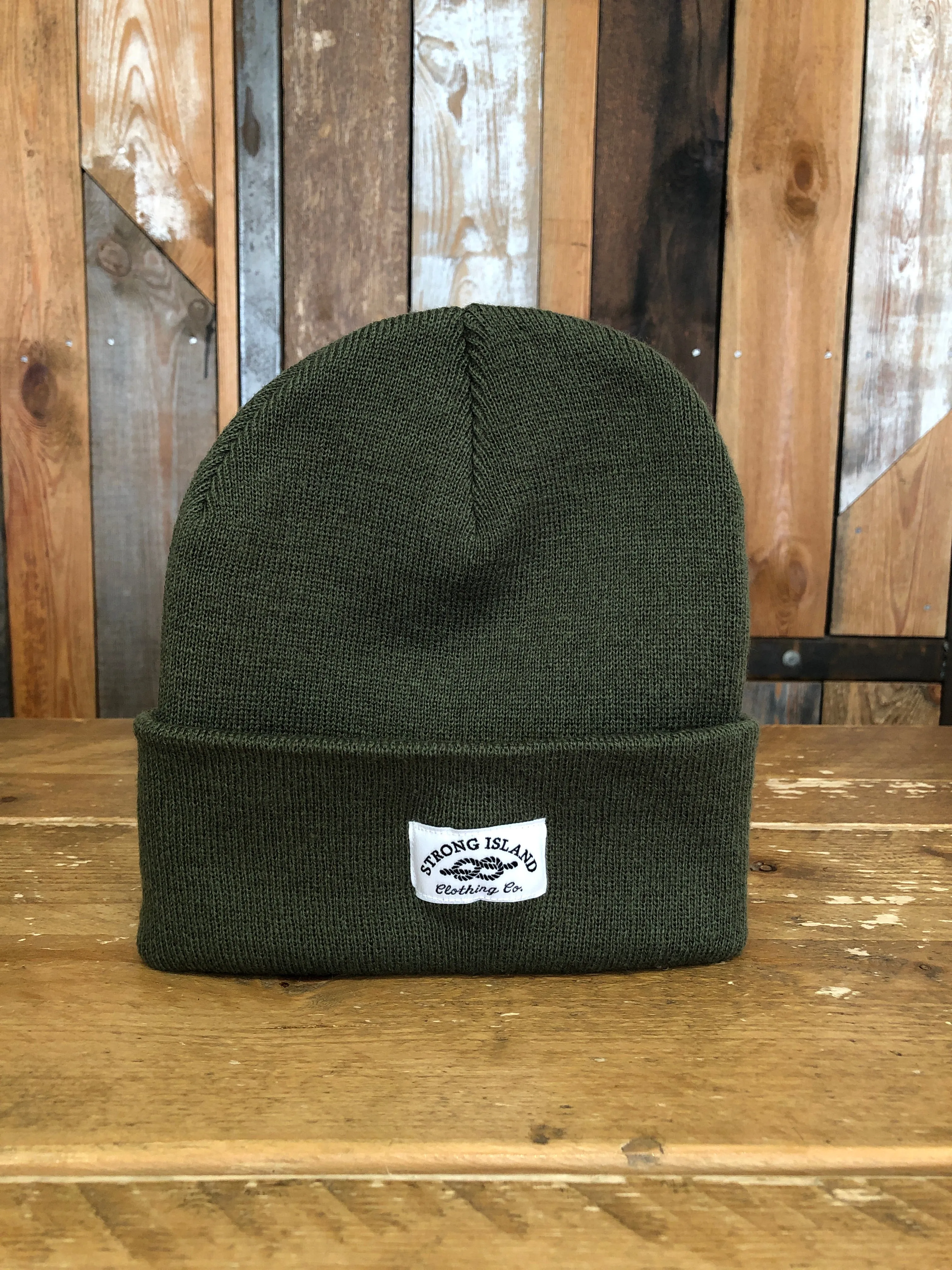 Staple Beanie // Olive Green