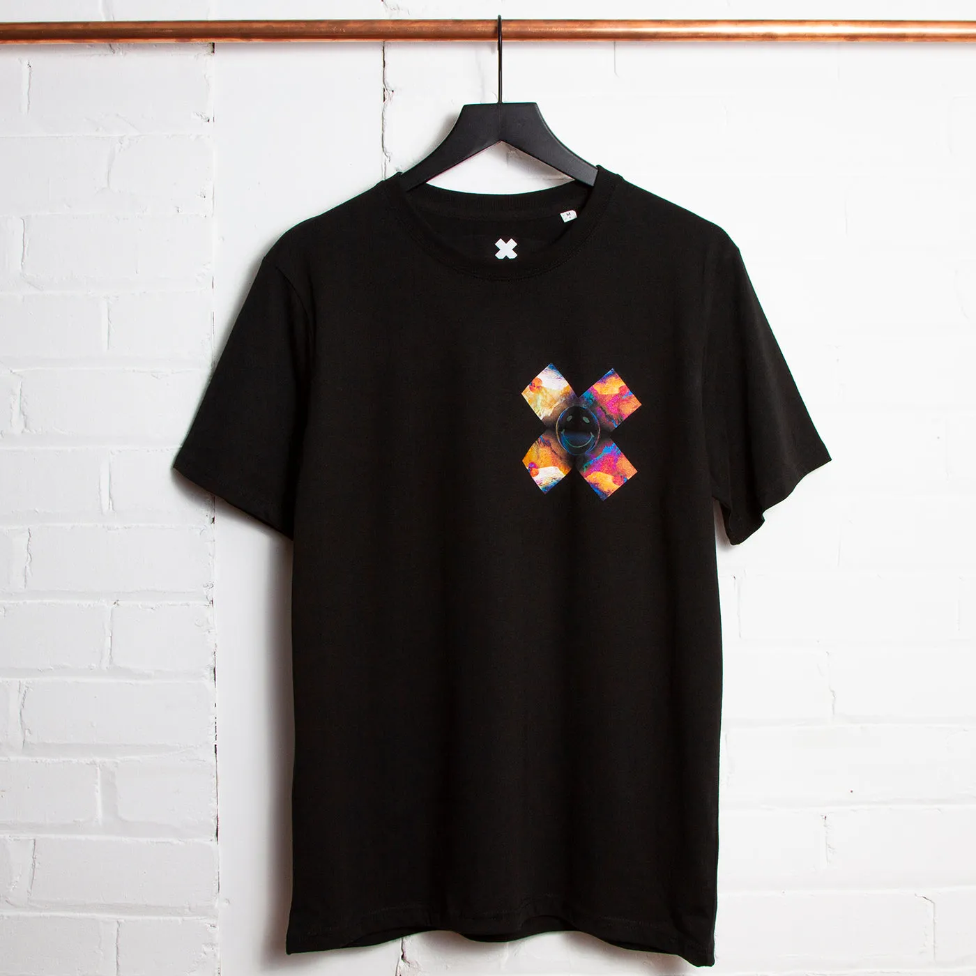 Stellar Smiley X Imprint - Tshirt - Black