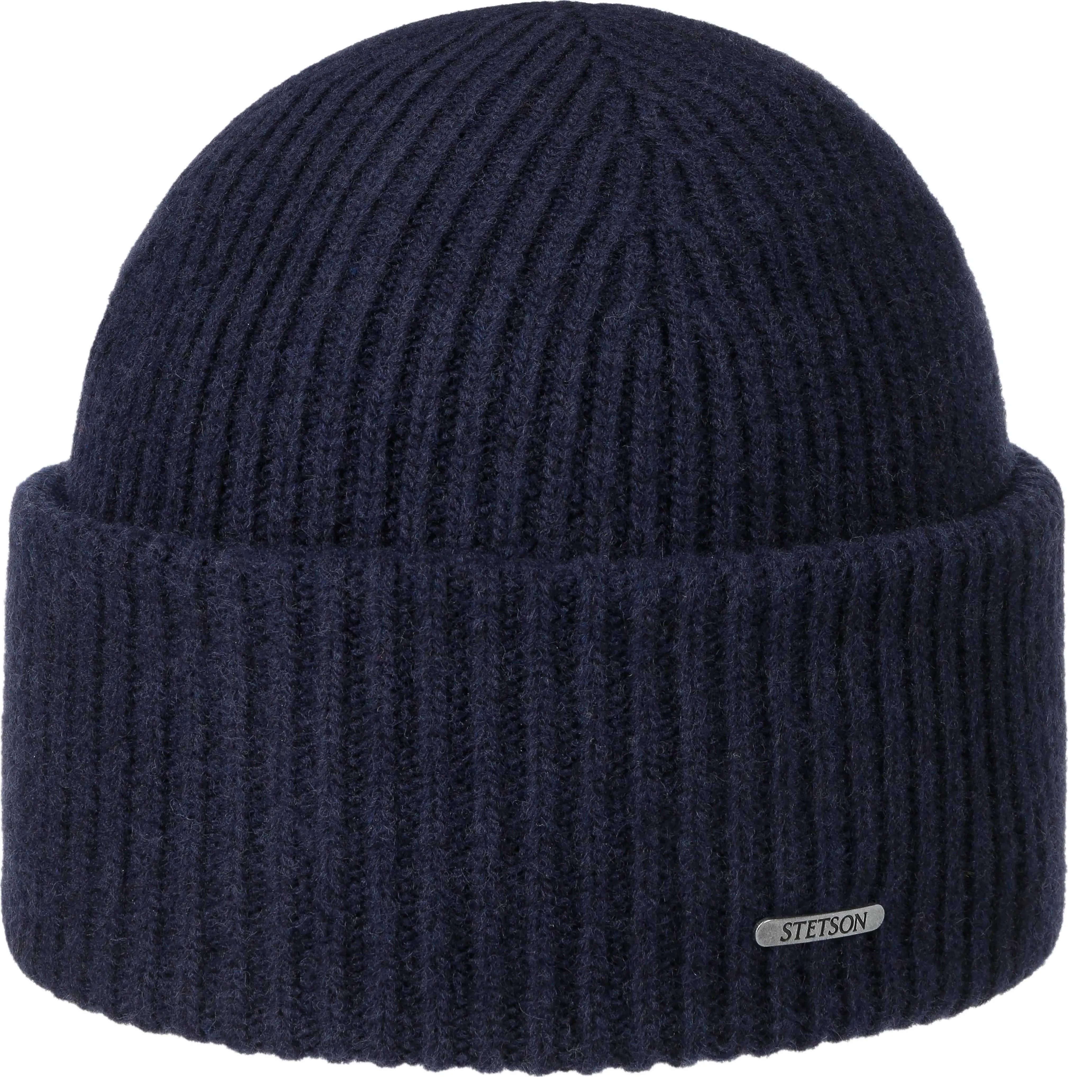 Stetson Men&#x27;s Beanie Merino Navy | Buy Stetson Men&#x27;s Beanie Merino Navy here | Outnorth