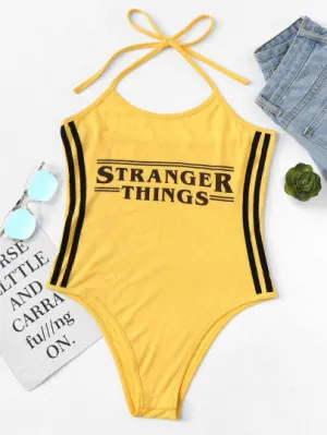 Stranger things bodysuit top