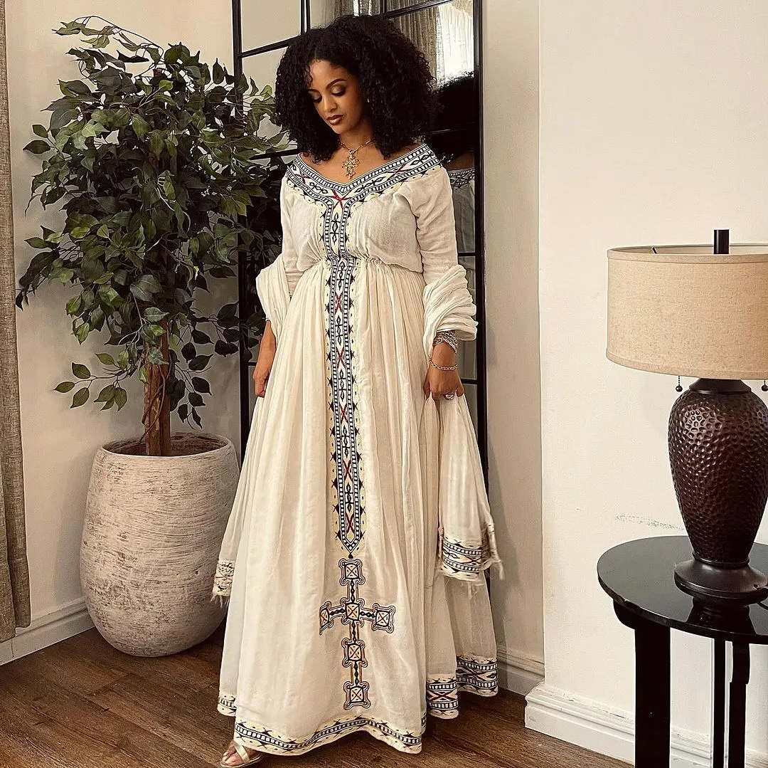 Stunning Habesha Dress Modern Gorgeous Handmade Habesha Kemis