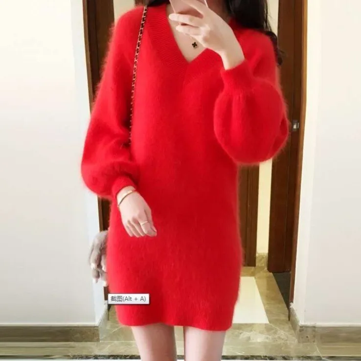 Super Cozy Long Sleeve Sweater Dress