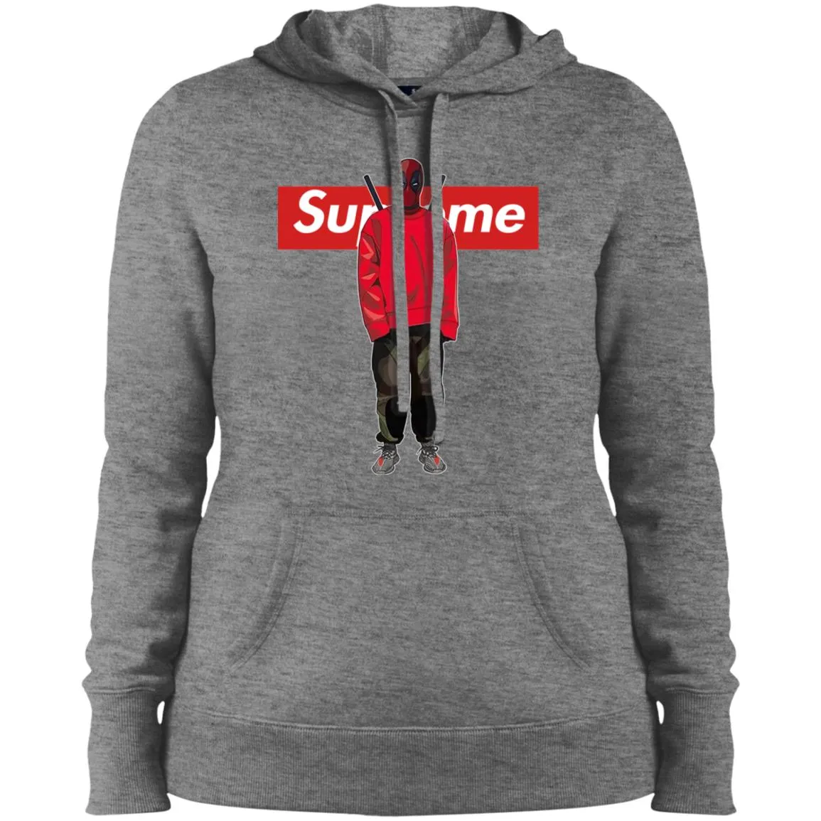 Supreme Deadpool Hiphop T-shirt Women Hooded Sweatshirt